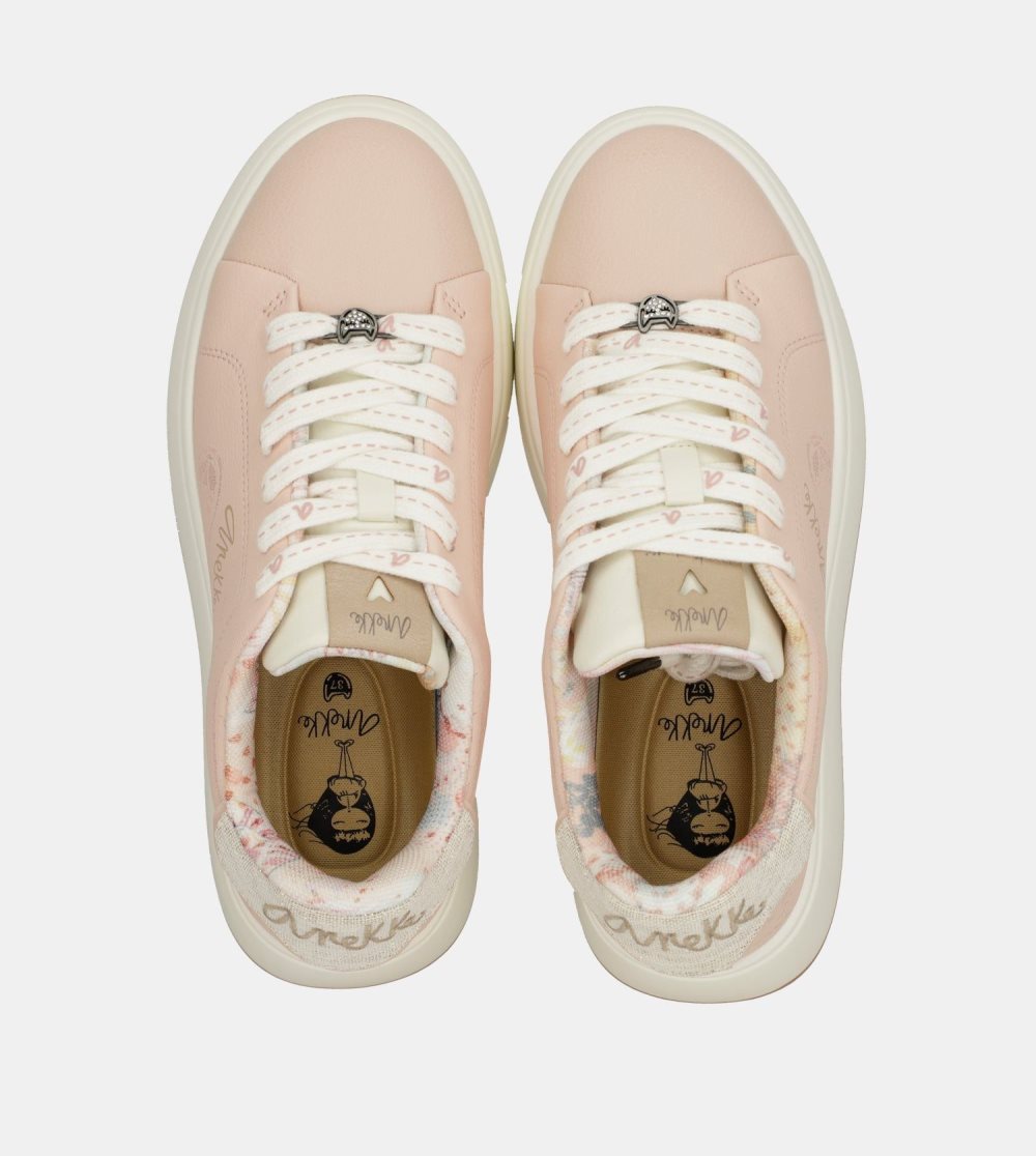 Női Anekke Peace & Love Pink Sneakers Sportcipő | JHITCR-049