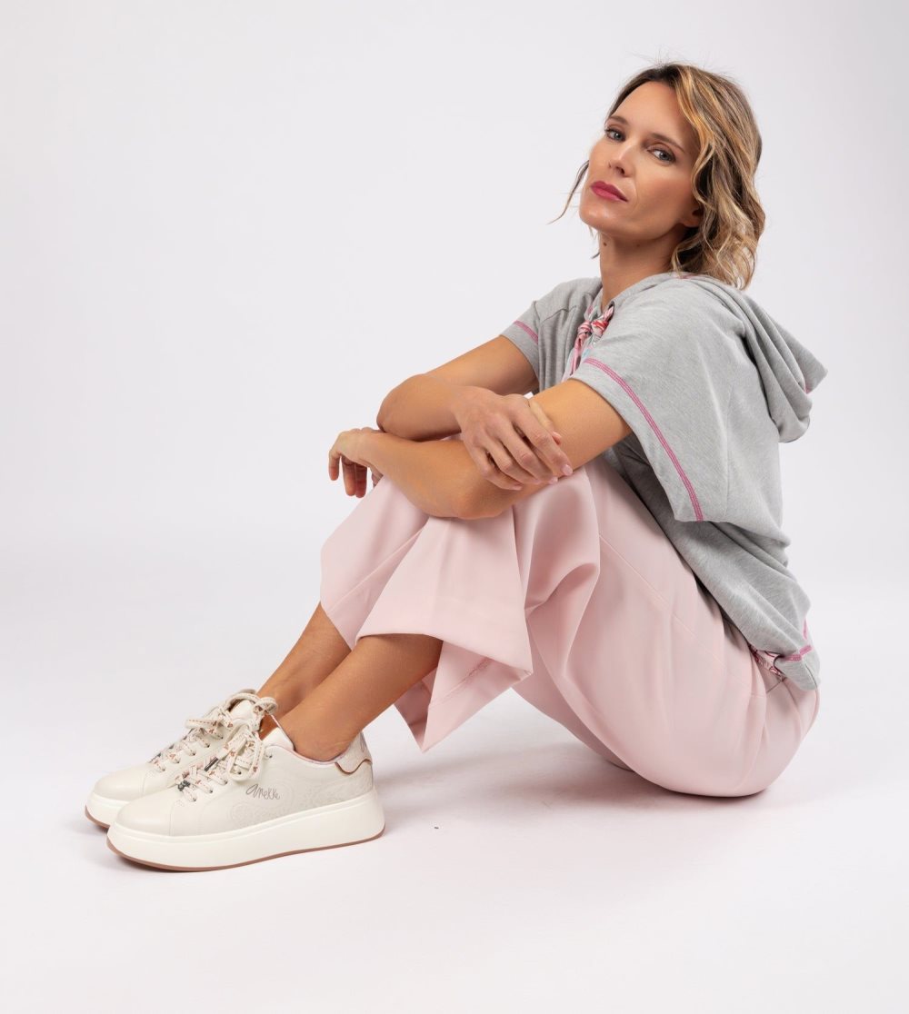 Női Anekke Peace & Love White Sneakers Sportcipő | OJTSIG-740