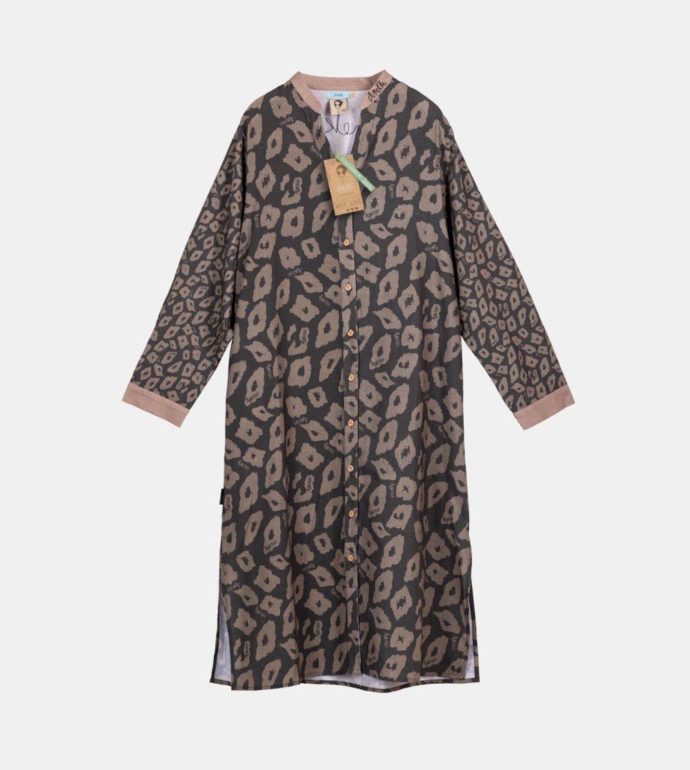 Női Anekke Printed Shirt Dress Ruha | KYCGMS-698