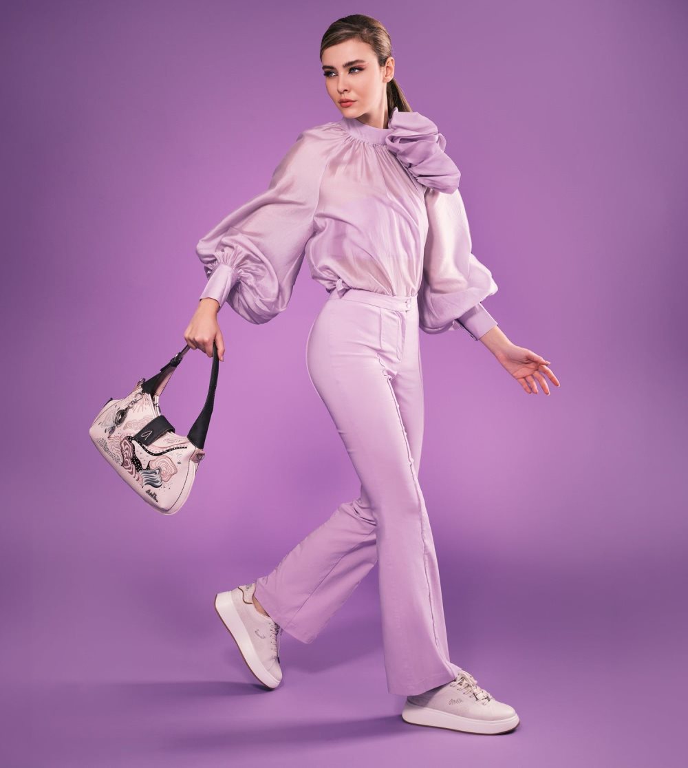Női Anekke Psicodelic Hobo Shoulder Bag Válltáskák | VZEDAI-296