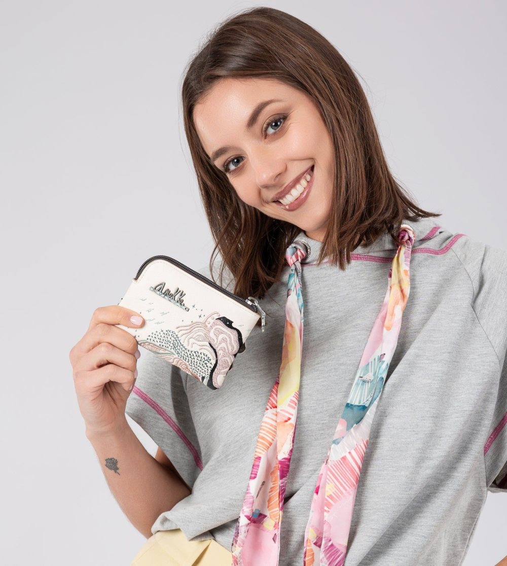 Női Anekke Psicodelic Small Coin Purse Pénztárca | PJBGRE-582