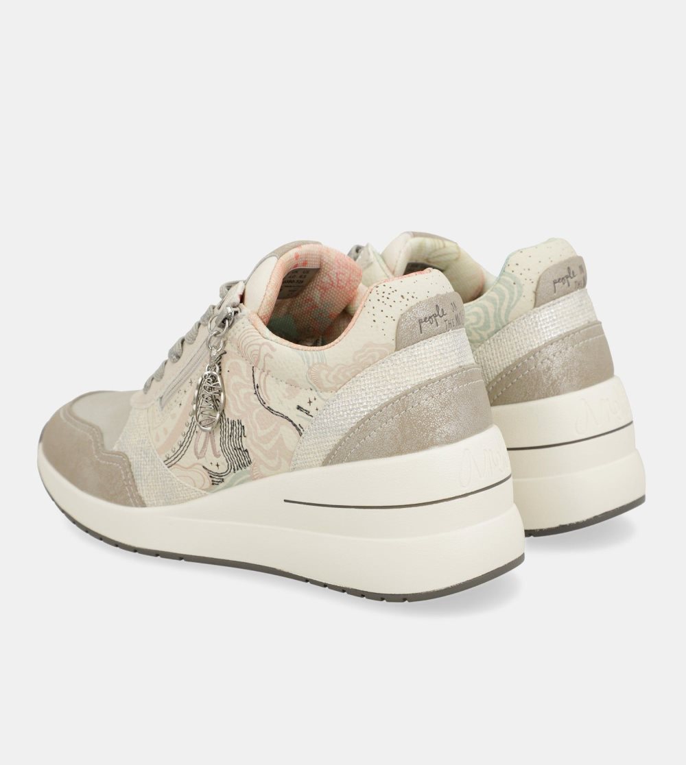 Női Anekke Psicodelic Wedge Sneakers Sportcipő | LGRMDW-237