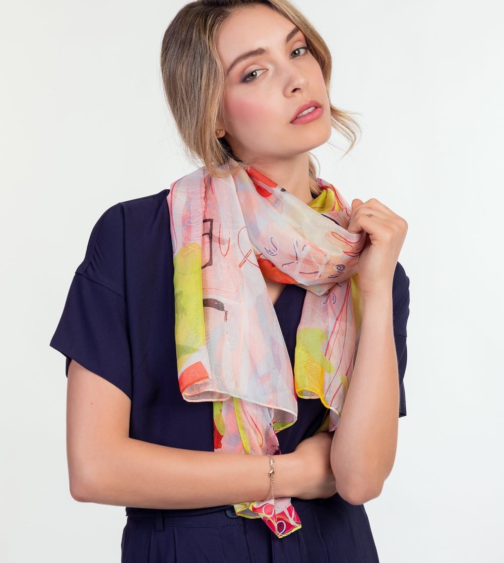 Női Anekke Scarf Fun & Music Sál | FKVXQE-705