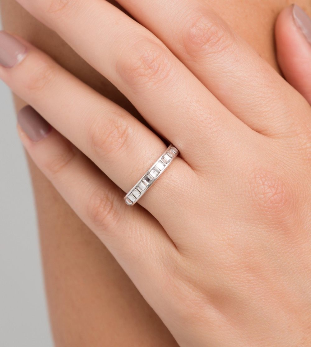 Női Anekke Shiny Silver Ring Ékszerek | VJNCYS-628