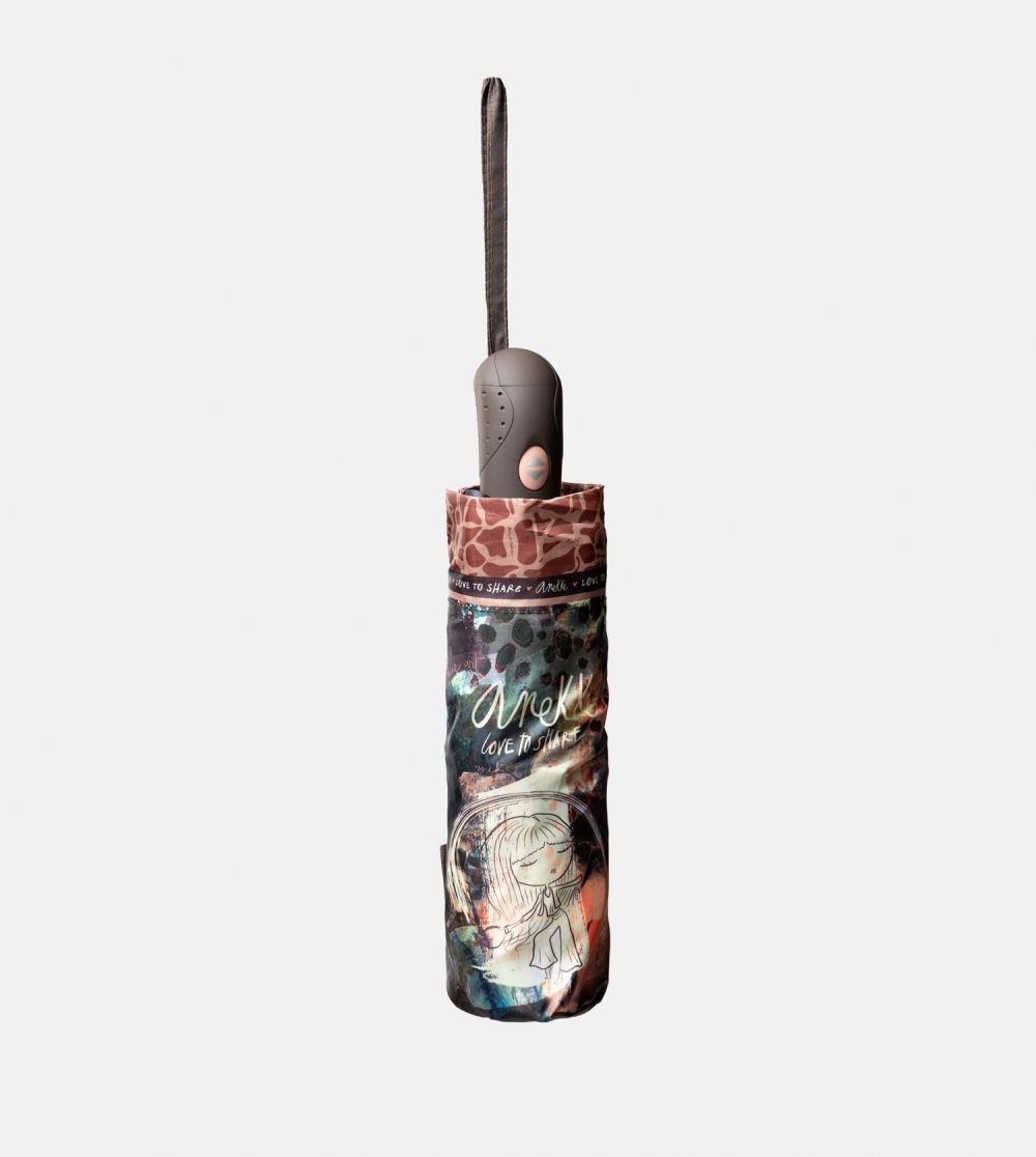 Női Anekke Shoen Automatic Folding Umbrella Esernyők | QTMWDX-856