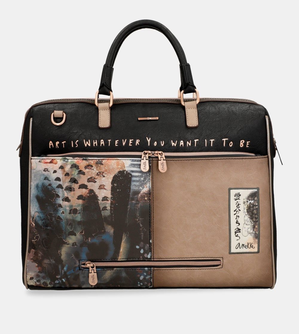 Női Anekke Shoen Black Briefcase Irattáskák | GBNXUS-895