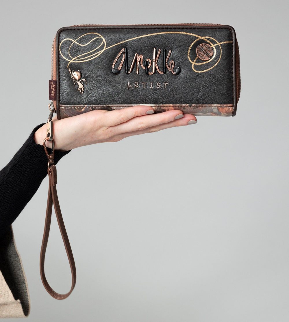 Női Anekke Shoen Brush Large Wallet Pénztárca | RCVOPS-843