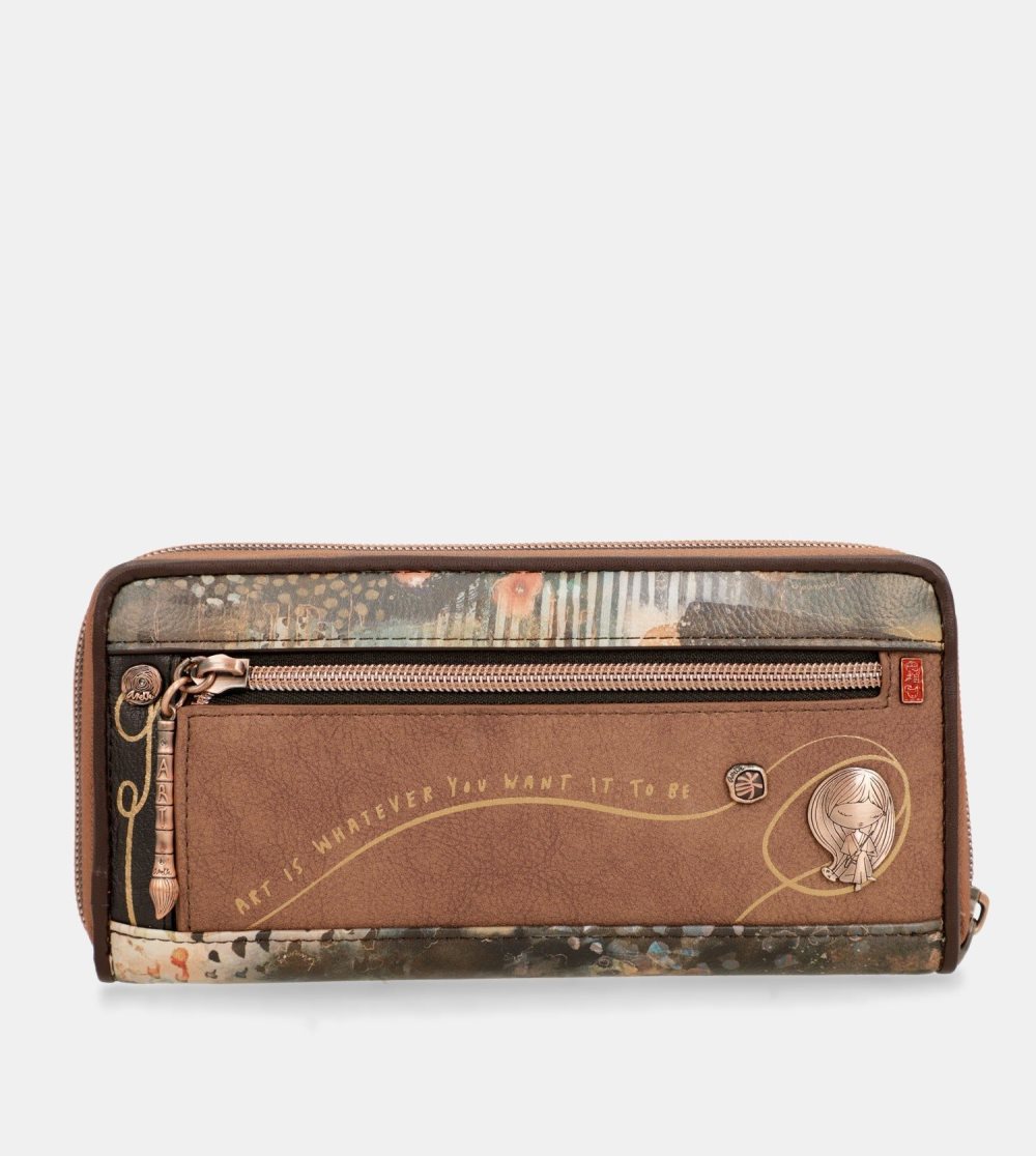 Női Anekke Shoen Brush Large Wallet Pénztárca | RCVOPS-843