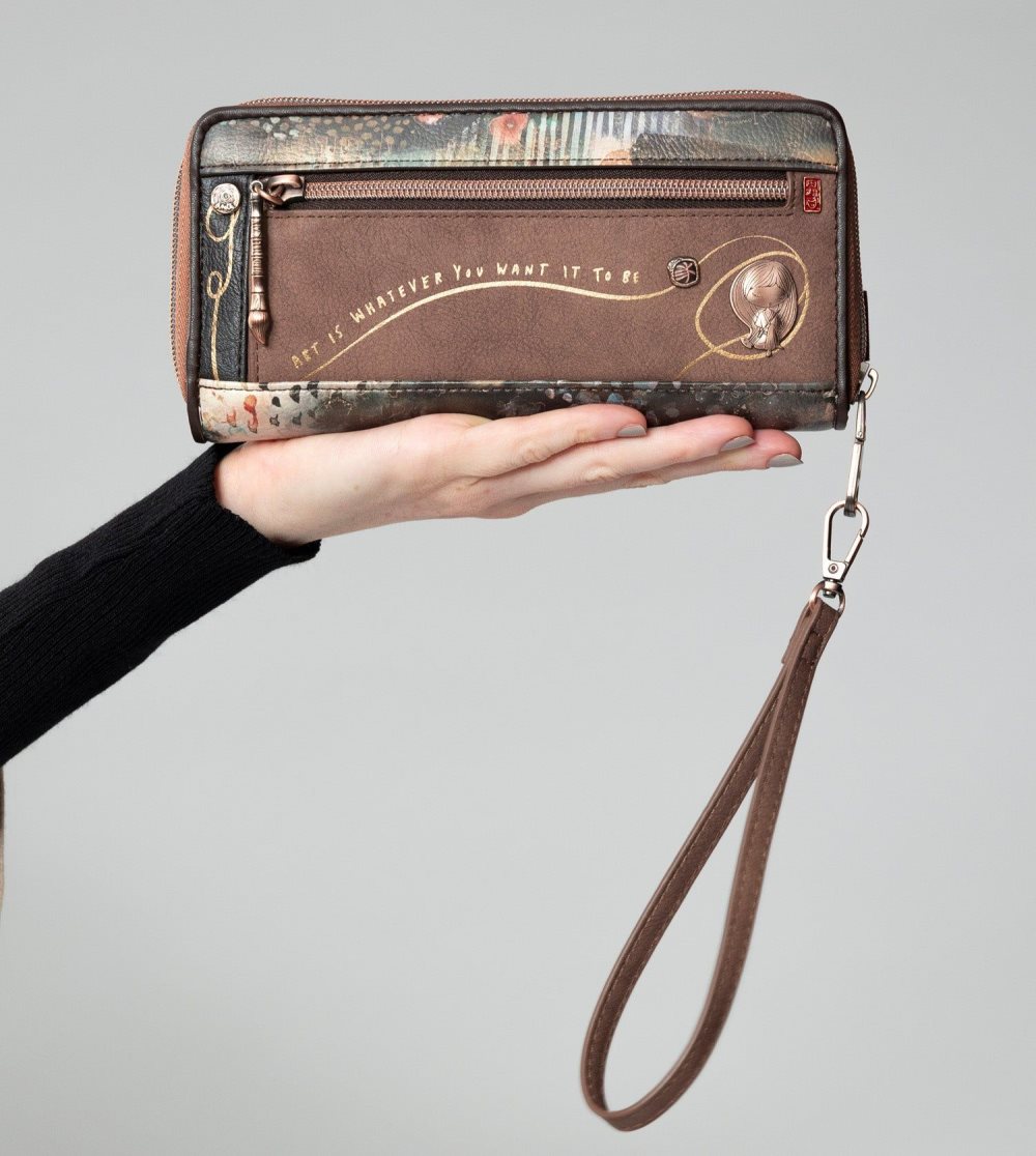 Női Anekke Shoen Brush Large Wallet Pénztárca | RCVOPS-843