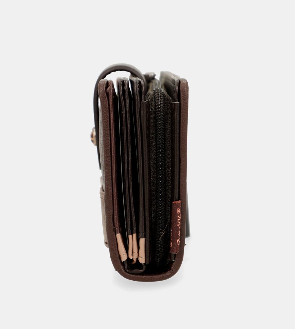 Női Anekke Shoen Brush Medium Rfid Wallet Pénztárca | IZUPSH-723