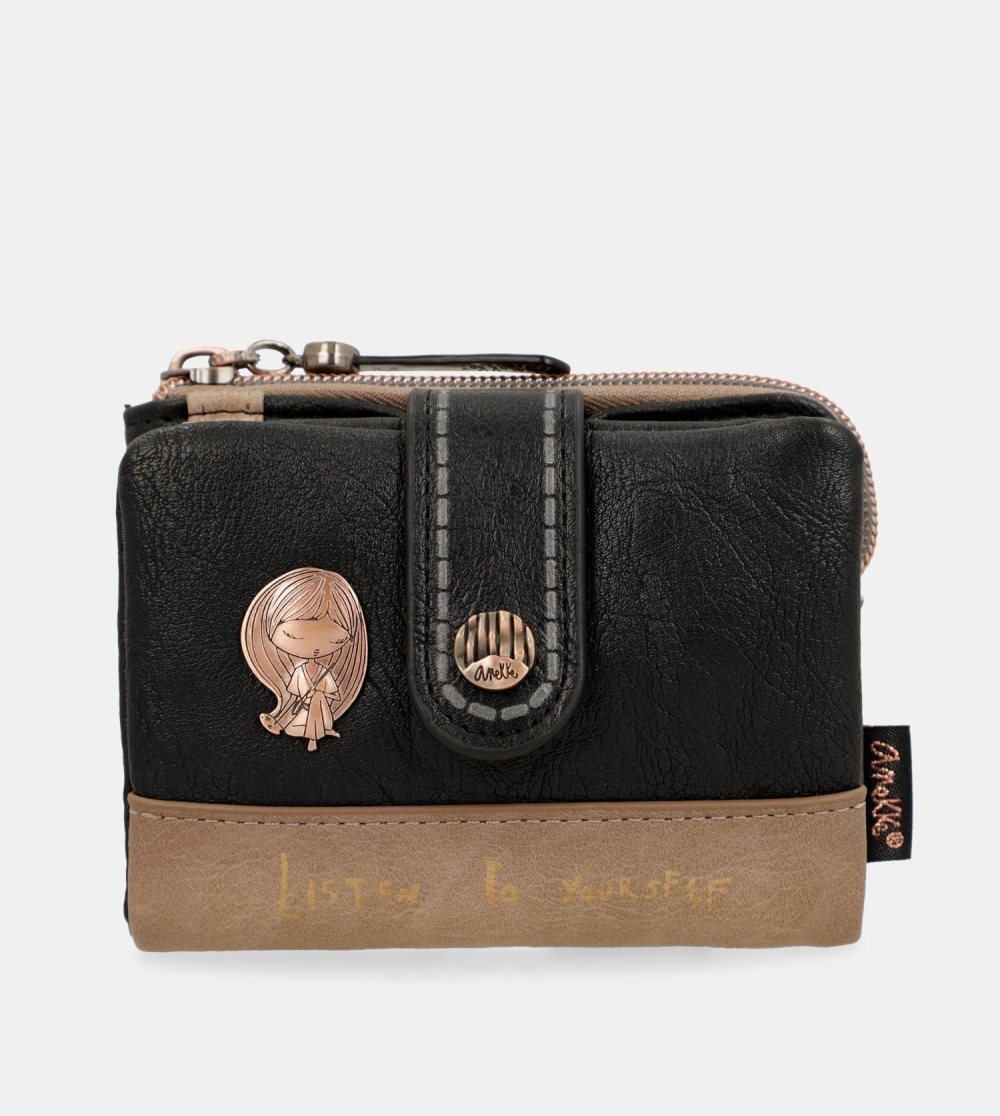 Női Anekke Shoen Brush Small Flexible Wallet Pénztárca | EJOTAW-839