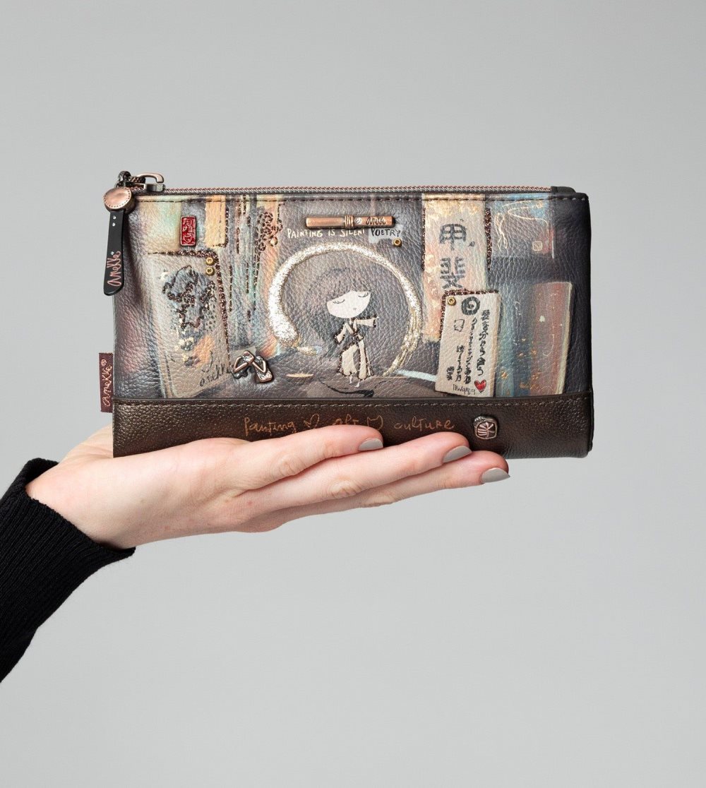 Női Anekke Shoen Large Flexible Rfid Wallet Pénztárca | CPUNVR-283
