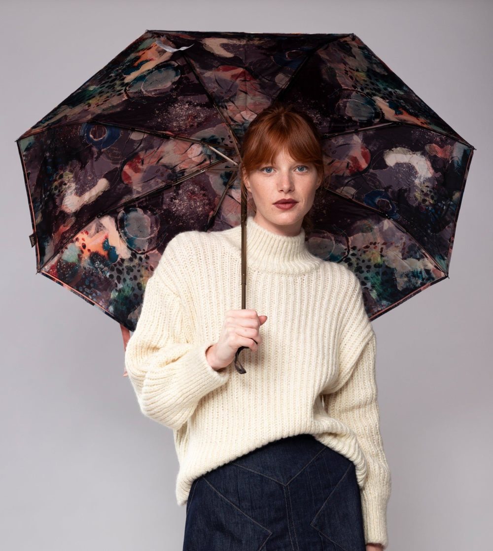 Női Anekke Shoen Manual Folding Umbrella Esernyők | UDMNHW-209