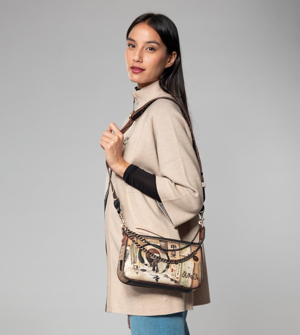 Női Anekke Shoen Metal Handle Baguette Bag Válltáskák | STKOPI-463