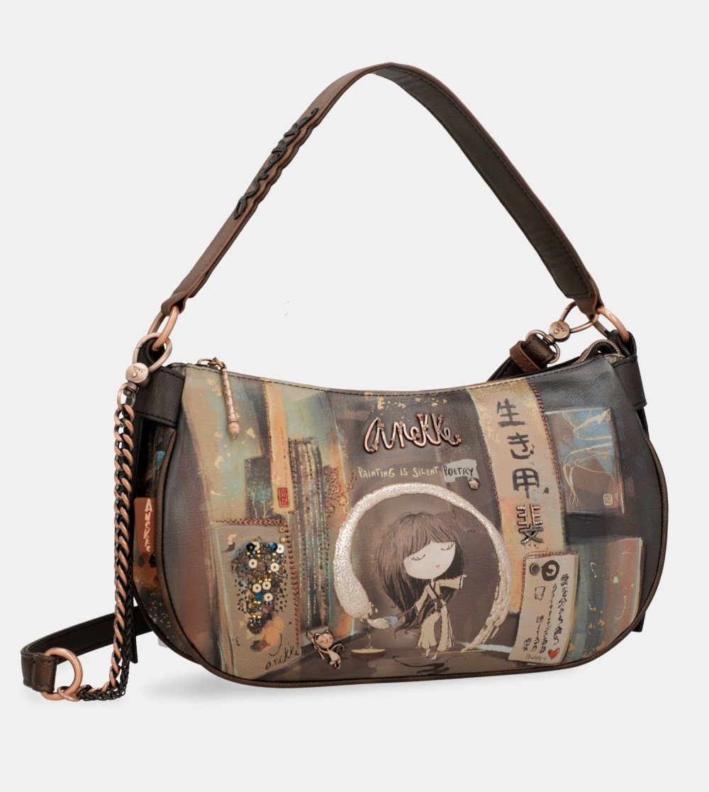 Női Anekke Shoen Oval Bag With Chain Válltáskák | YRXDBF-341