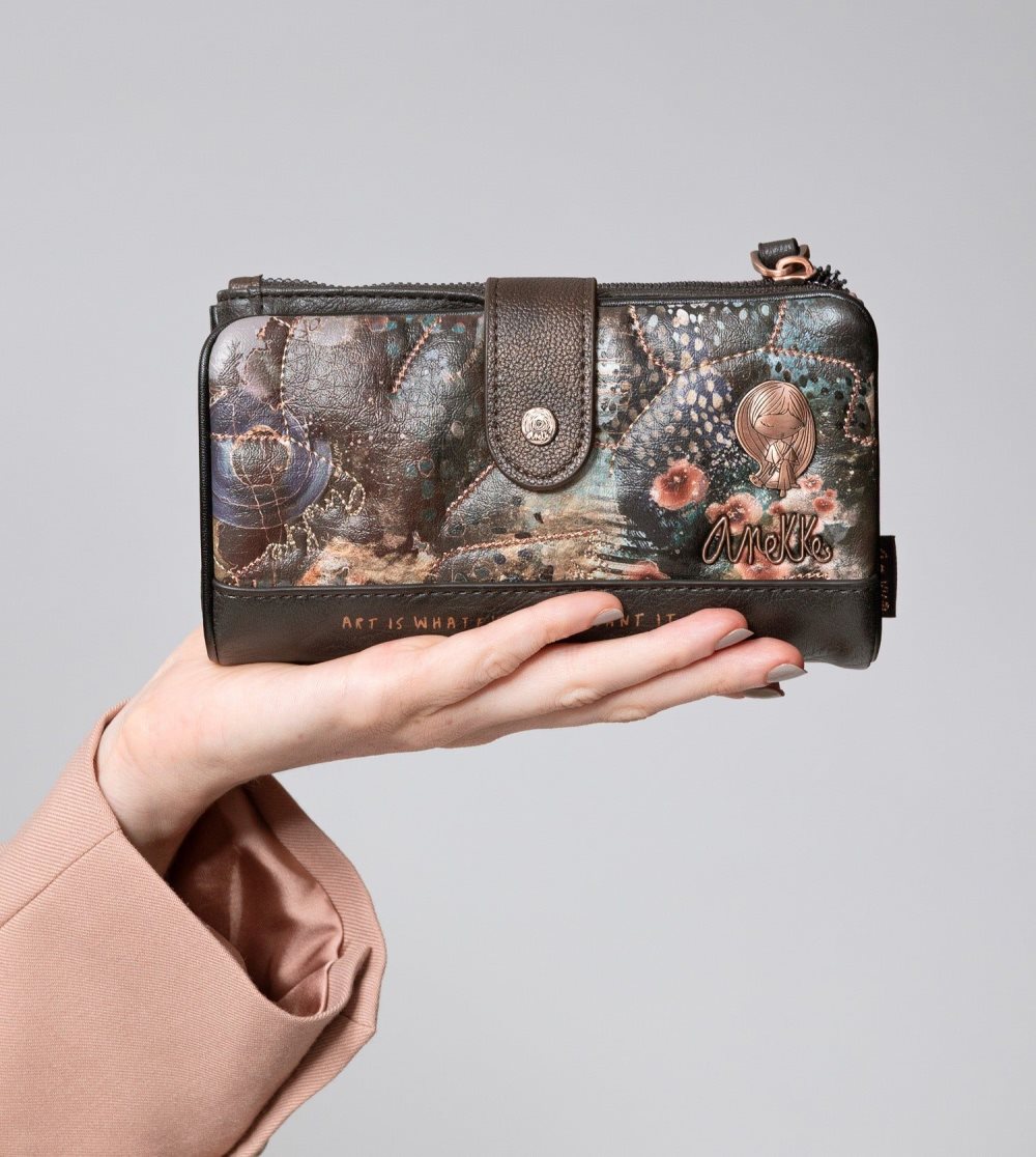 Női Anekke Shoen Padded Rfid Ank Wallet Pénztárca | RMEBFX-802