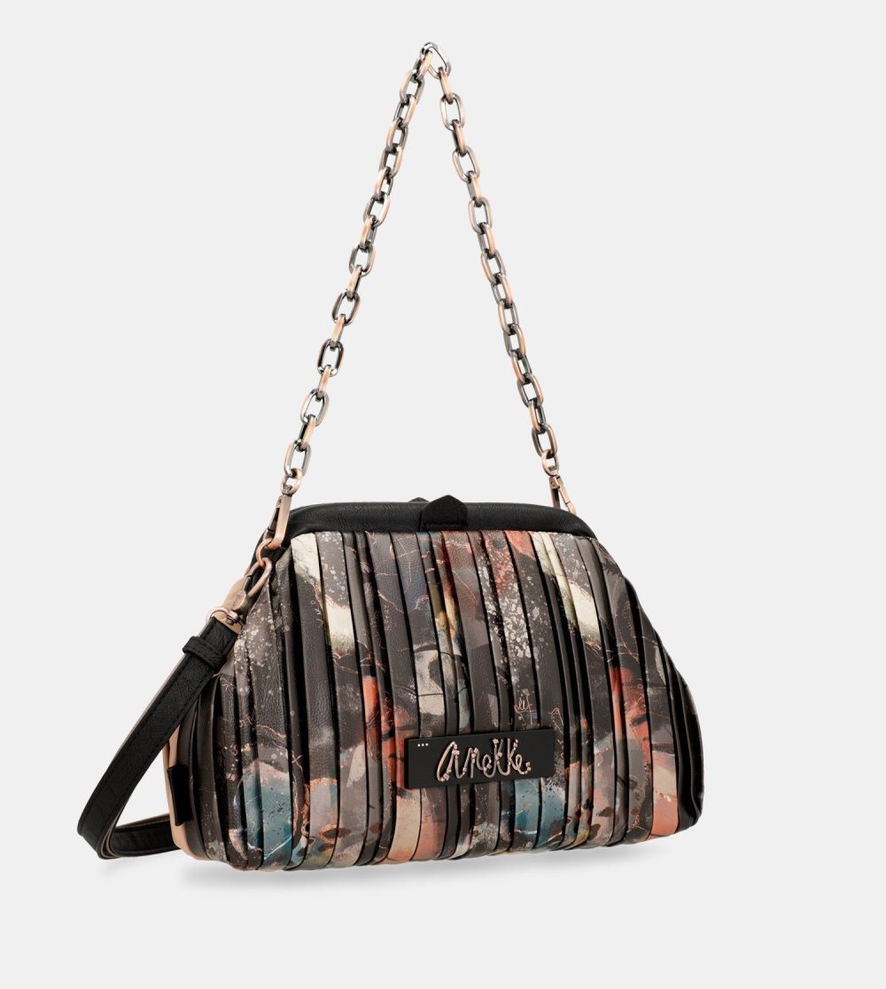 Női Anekke Shoen Palette Pleated Bowler Bag Válltáskák | ZMULCA-841