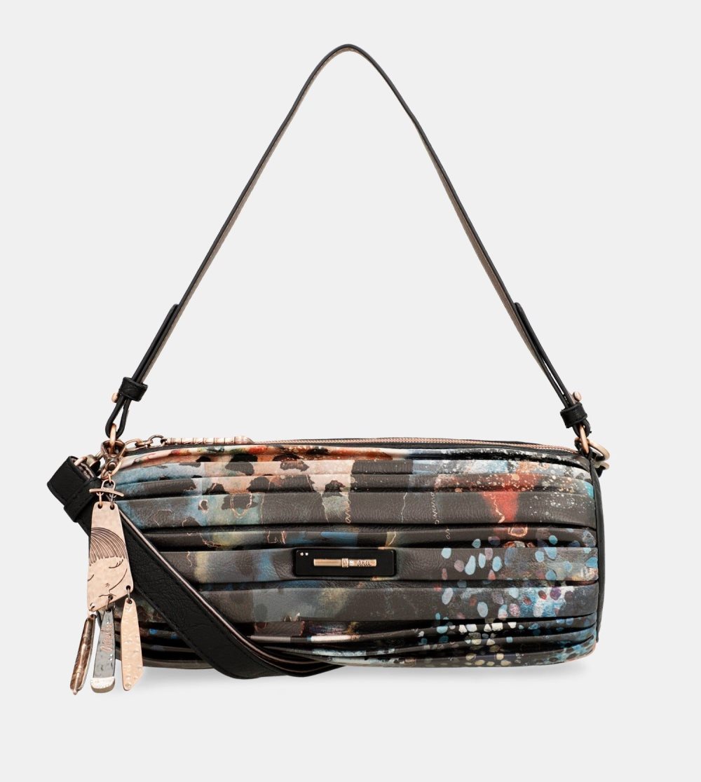 Női Anekke Shoen Palette Pleated Cylindrical Bag Válltáskák | IQKMZA-104