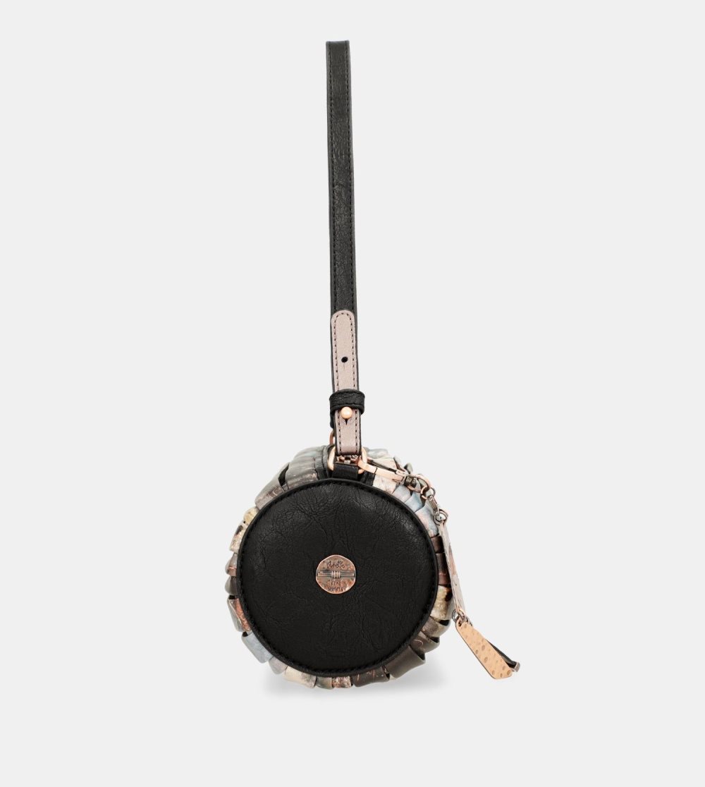 Női Anekke Shoen Palette Pleated Cylindrical Bag Válltáskák | IQKMZA-104