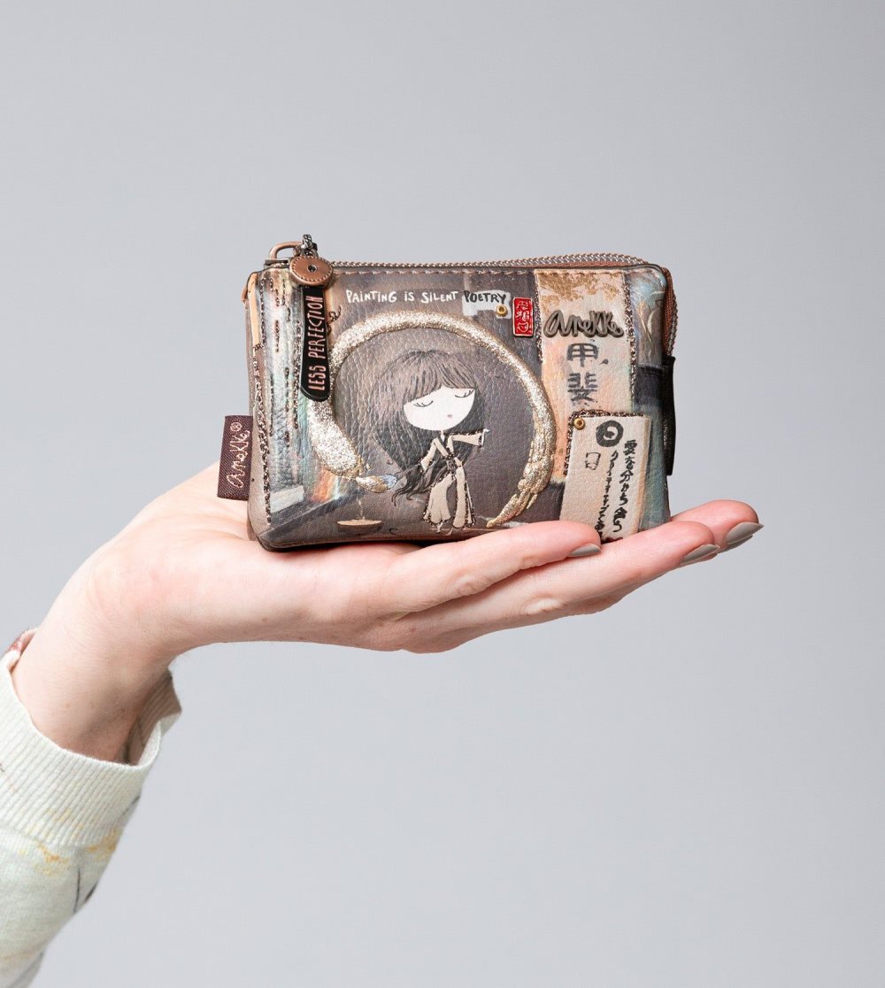 Női Anekke Shoen Triple Compartment Purse Pénztárca | MKZLDY-294
