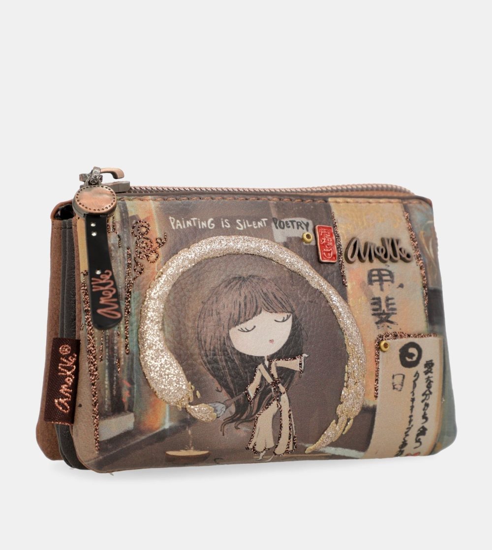 Női Anekke Shoen Triple Compartment Purse Pénztárca | MKZLDY-294
