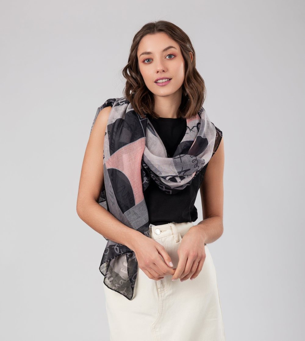 Női Anekke Sixties Grey Scarf Sál | YSTDPO-561