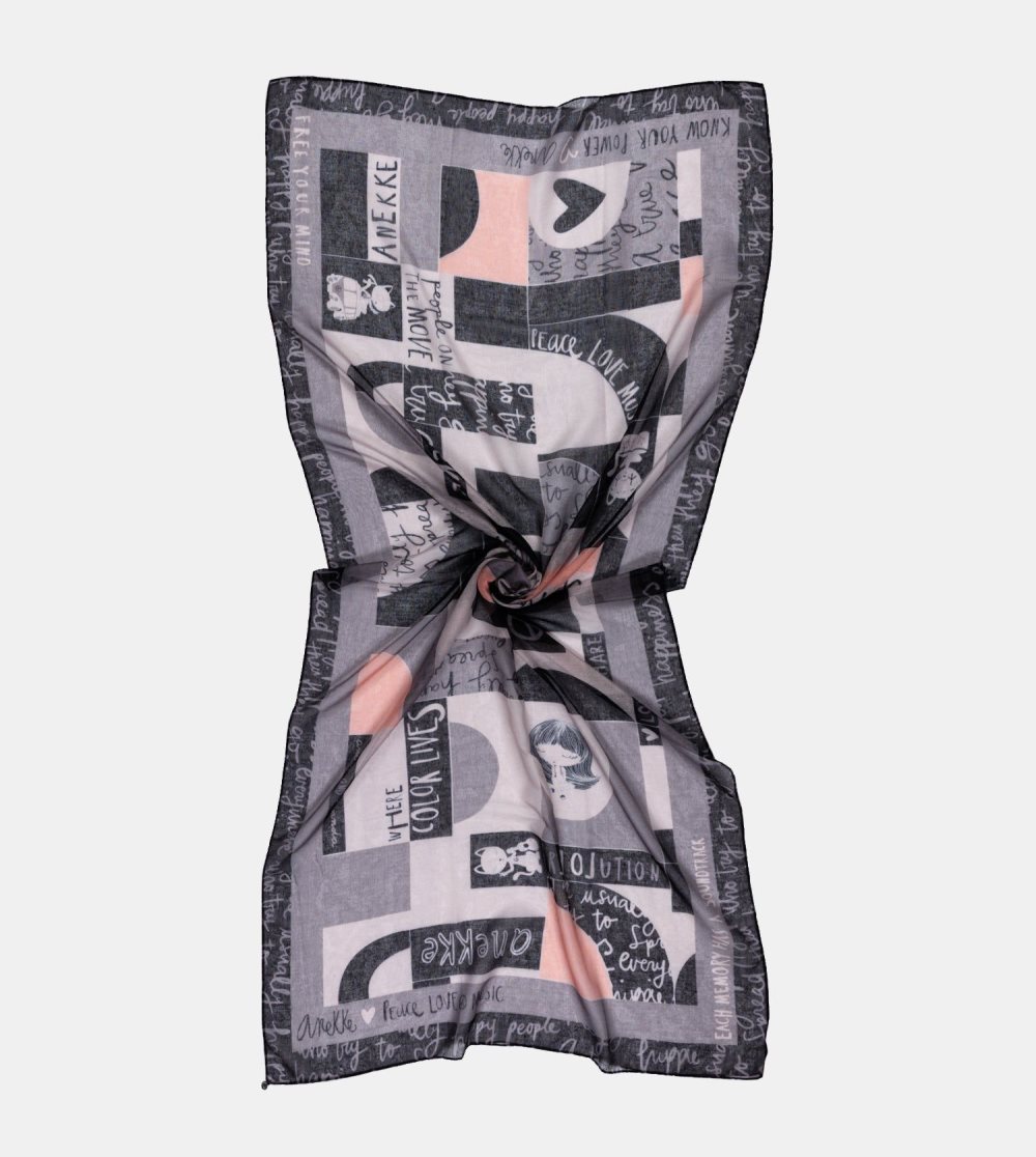 Női Anekke Sixties Grey Scarf Sál | YSTDPO-561