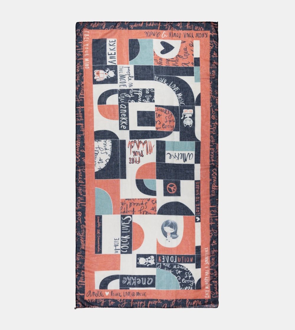Női Anekke Sixties Orange Scarf Sál | QRIKJH-092