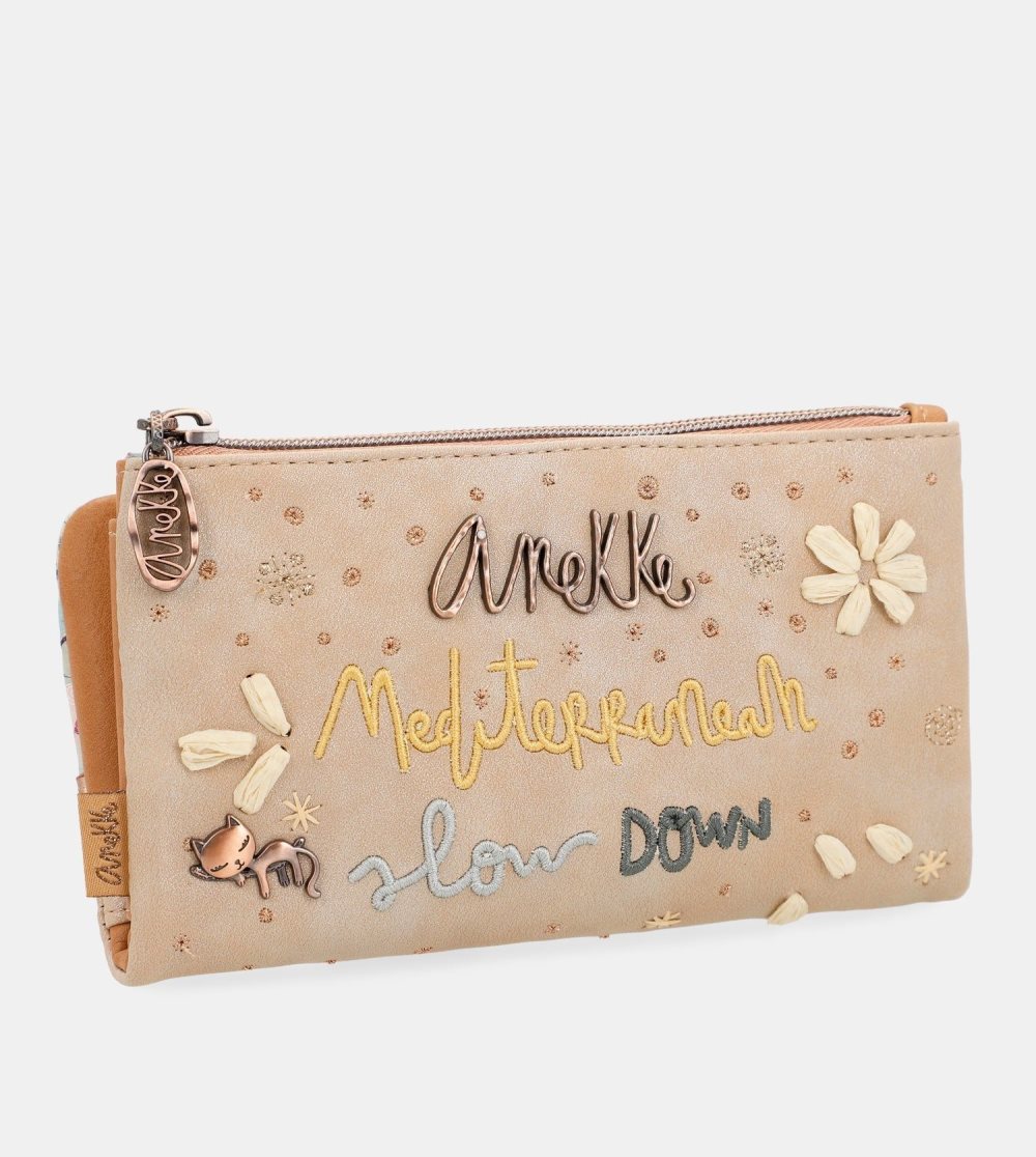 Női Anekke Slow Life Large Flexible Wallet Pénztárca | UPCNOW-935