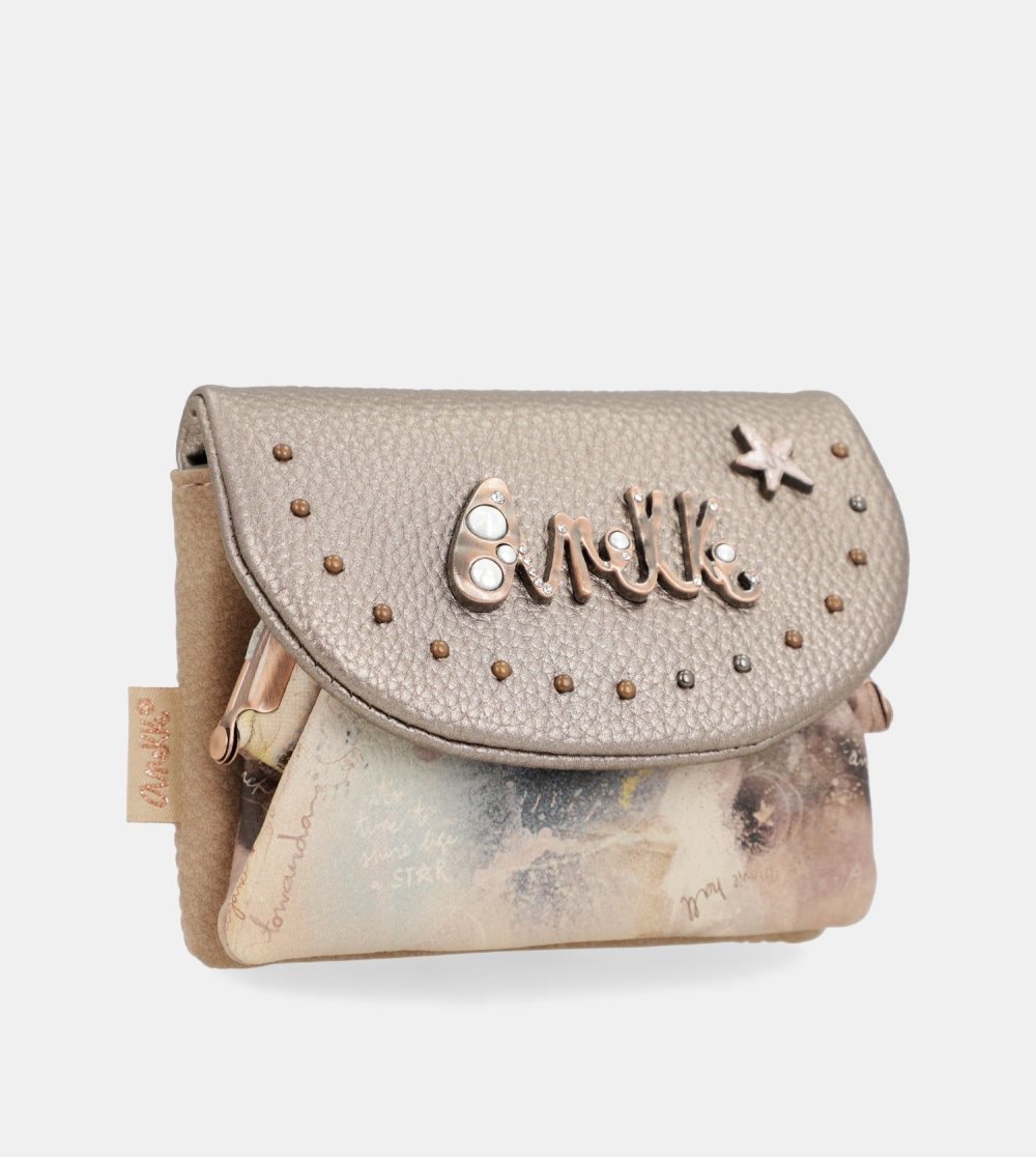 Női Anekke Stars Coin Purse With Flap Pénztárca | KYQGLB-602
