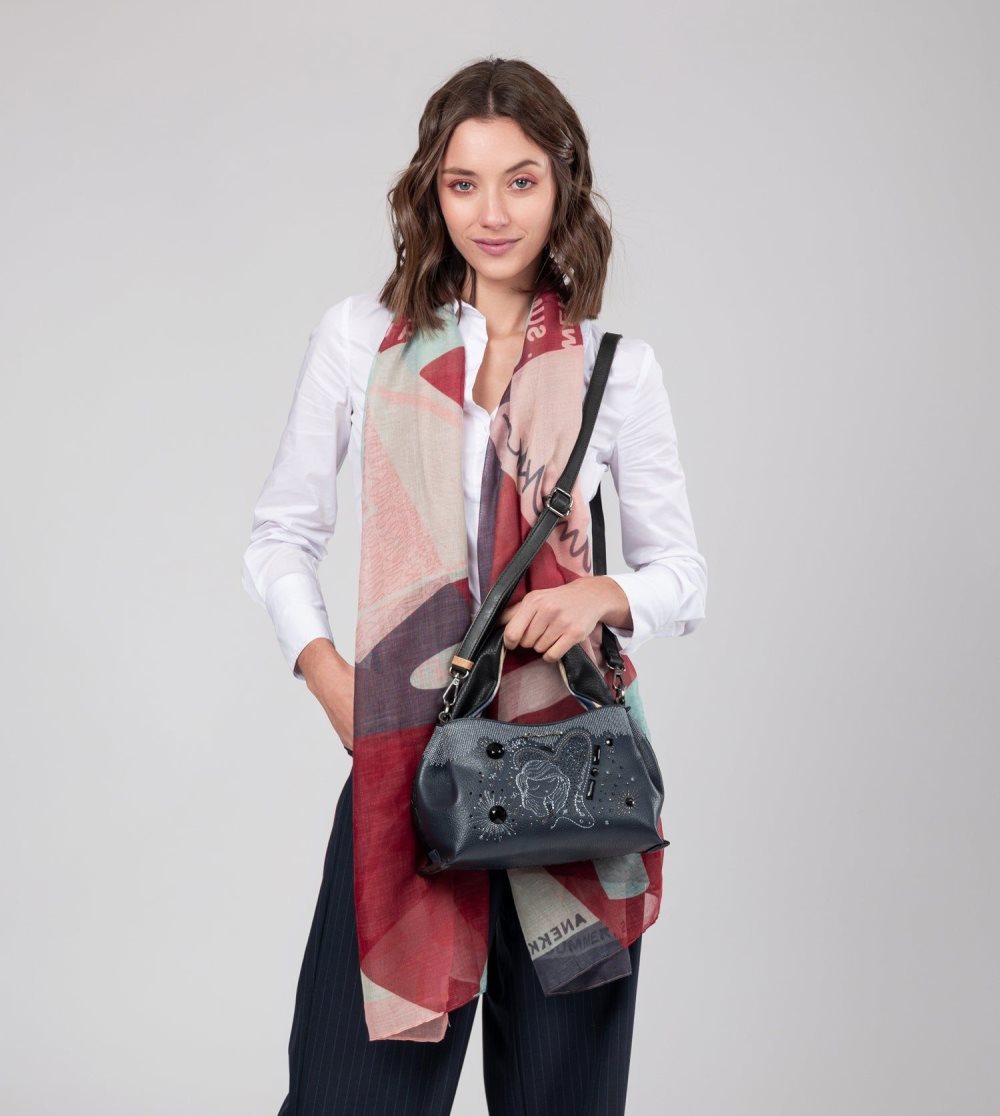 Női Anekke Studio Navy Blue 2-handle Bag Crossbody Táska | DMOIJN-864