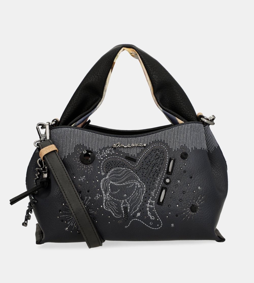 Női Anekke Studio Navy Blue 2-handle Bag Crossbody Táska | DMOIJN-864