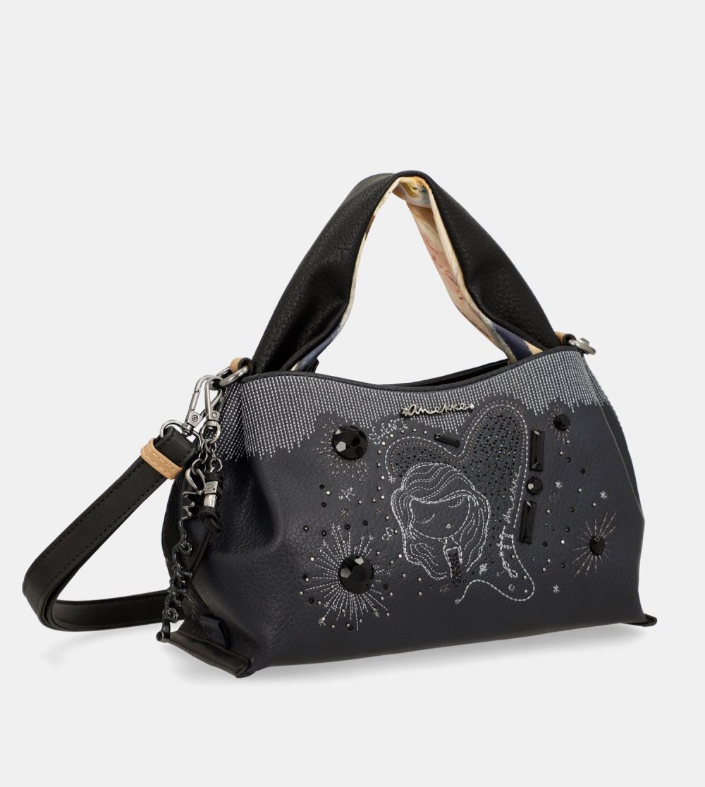 Női Anekke Studio Navy Blue 2-handle Bag Crossbody Táska | DMOIJN-864