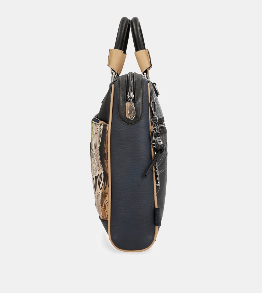 Női Anekke Studio Navy Blue Briefcase Irattáskák | REHKCP-874