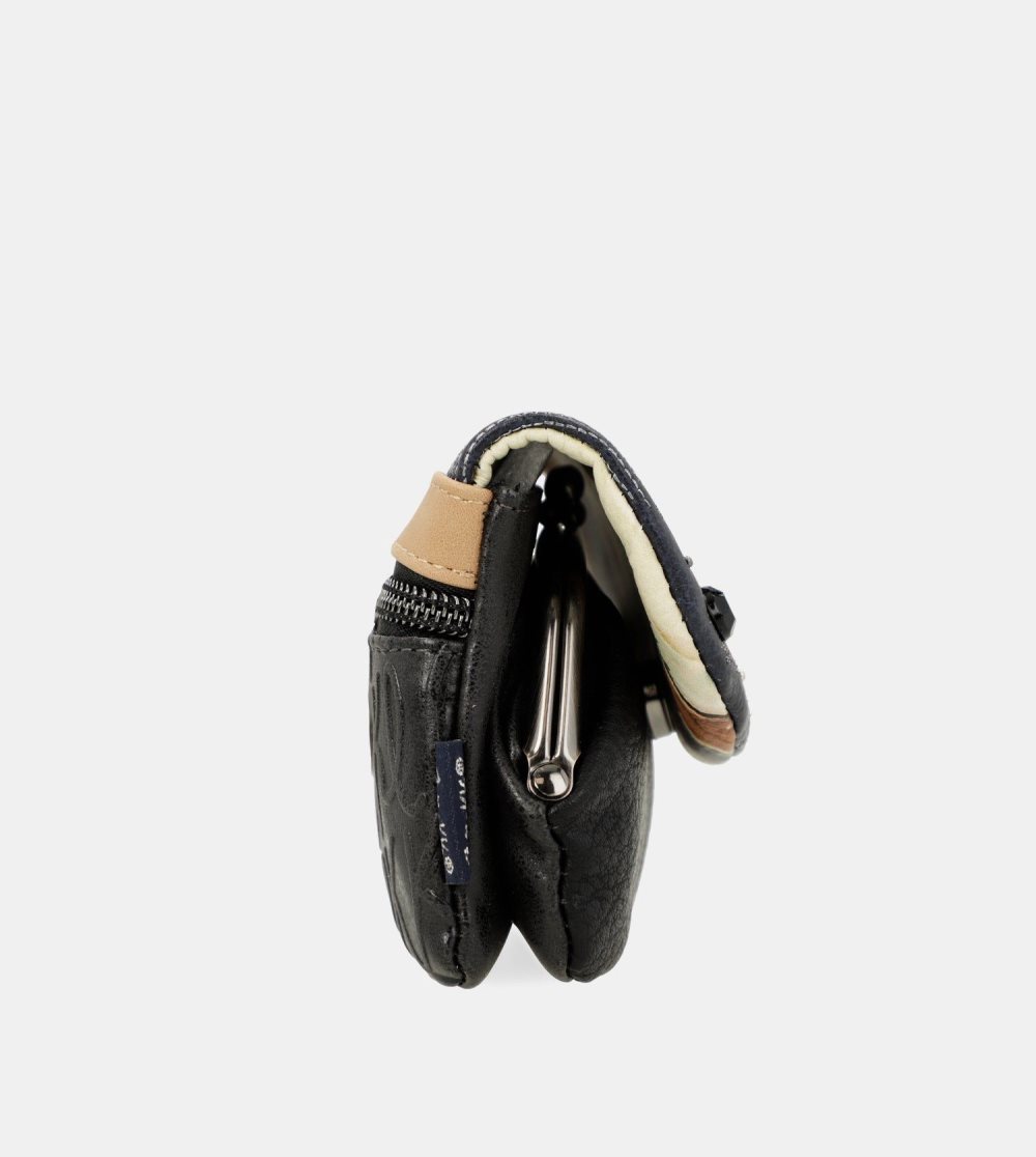 Női Anekke Studio Navy Blue Coin Purse With Flap Pénztárca | TCEGJQ-270