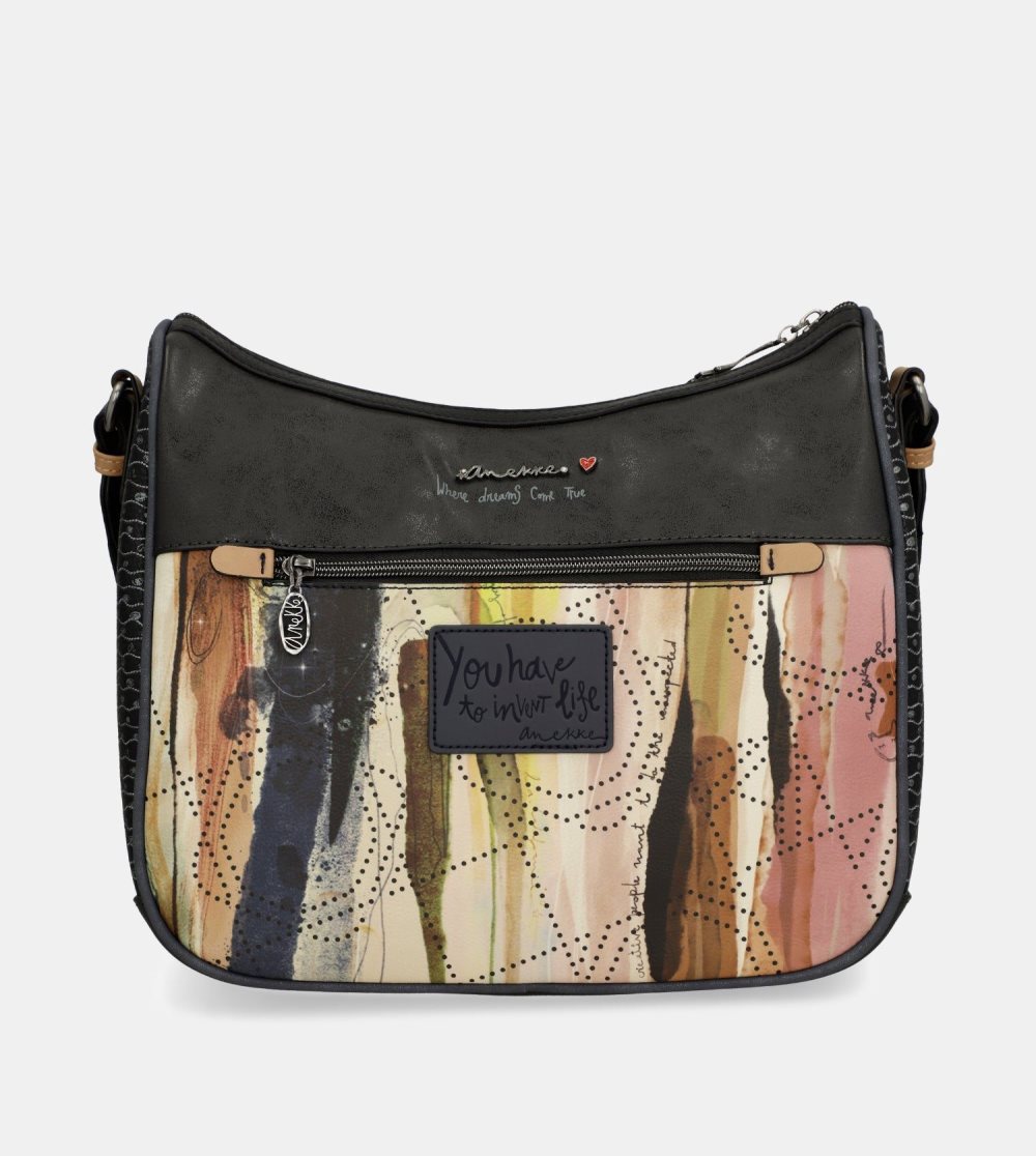 Női Anekke Studio Navy Blue Large Crossbody Bag Crossbody Táska | ODKCHE-587