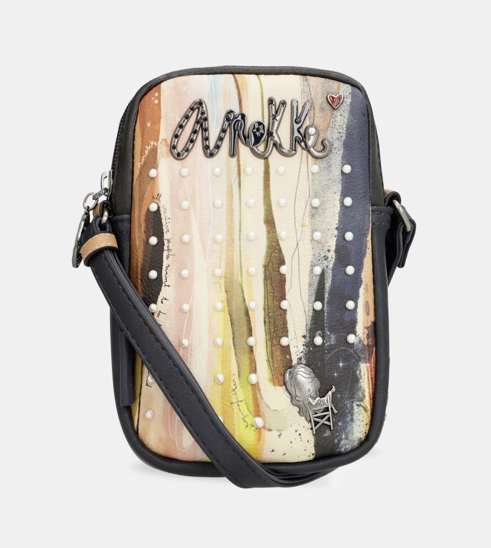 Női Anekke Studio Navy Blue Mini Crossbody Bag Glasses Cases | BLTNYQ-649