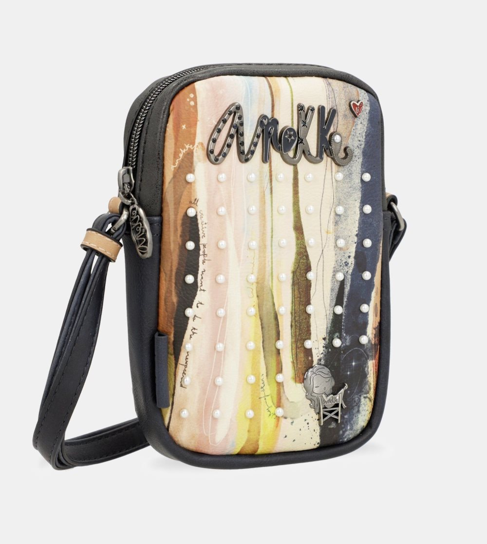 Női Anekke Studio Navy Blue Mini Crossbody Bag Glasses Cases | BLTNYQ-649