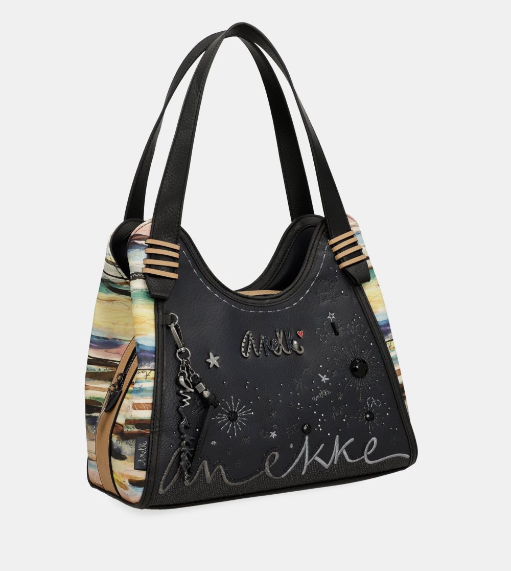 Női Anekke Studio Navy Blue Shoulder Bag Válltáskák | FVAUIL-245