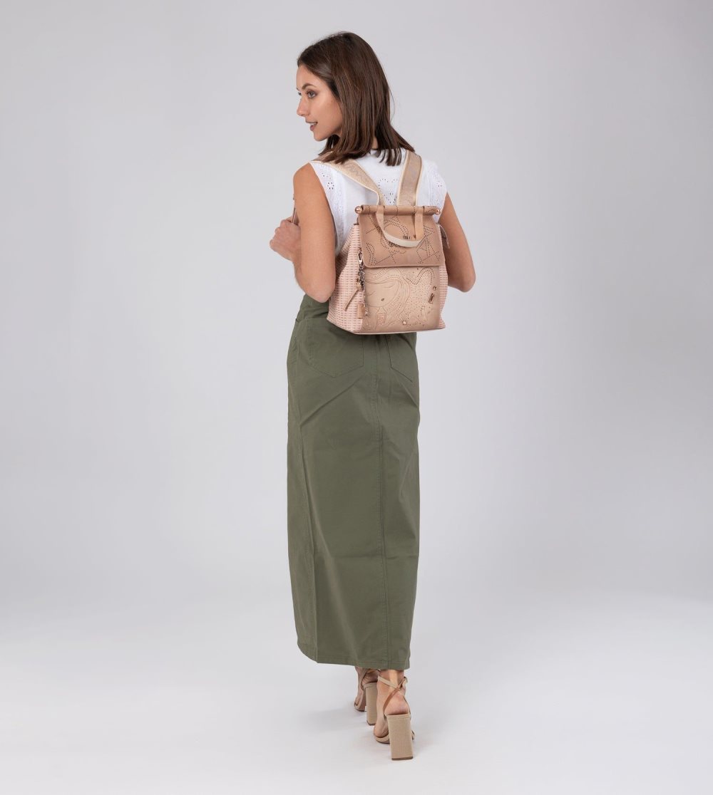 Női Anekke Studio Nude Backpack With Flap Hátizsákok | ALJSVI-109
