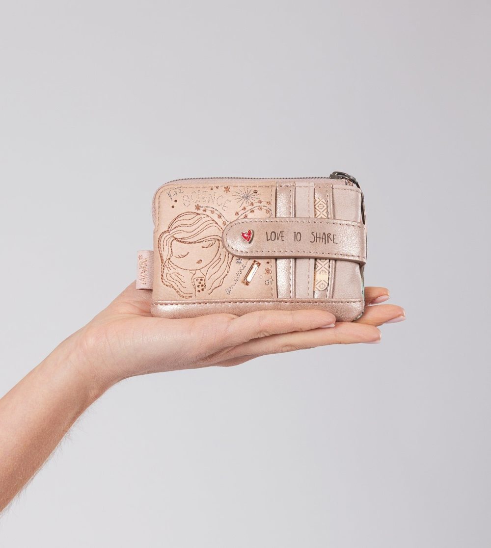 Női Anekke Studio Nude Card Holder Pénztárca | LNQDMB-953