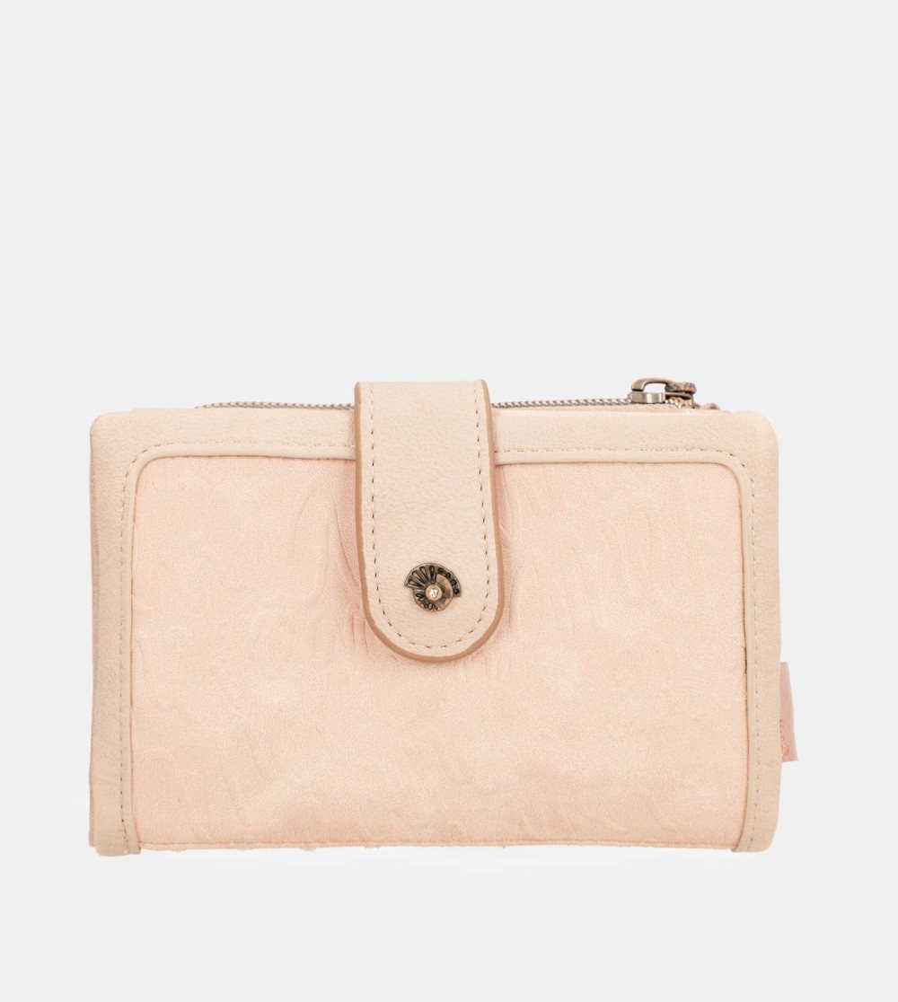 Női Anekke Studio Nude Flexible Rfid Wallet Pénztárca | EHGVJK-608