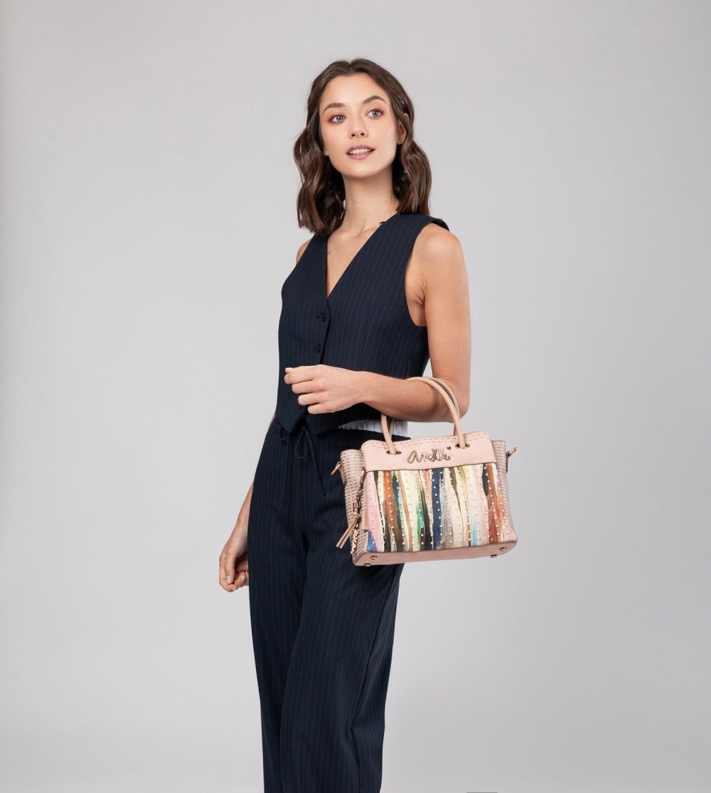 Női Anekke Studio Nude Handle Bag Crossbody Táska | LMYBFK-698