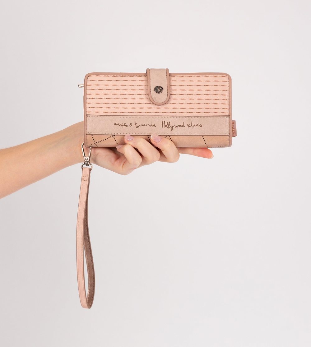 Női Anekke Studio Nude Large Rfid Wallet Kézitáska | OILWZC-152