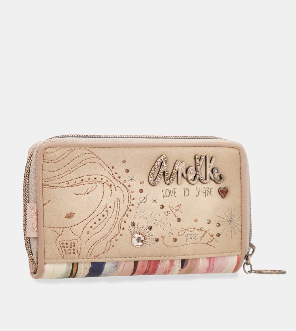 Női Anekke Studio Nude Medium Rfid Wallet Pénztárca | JILUFY-812