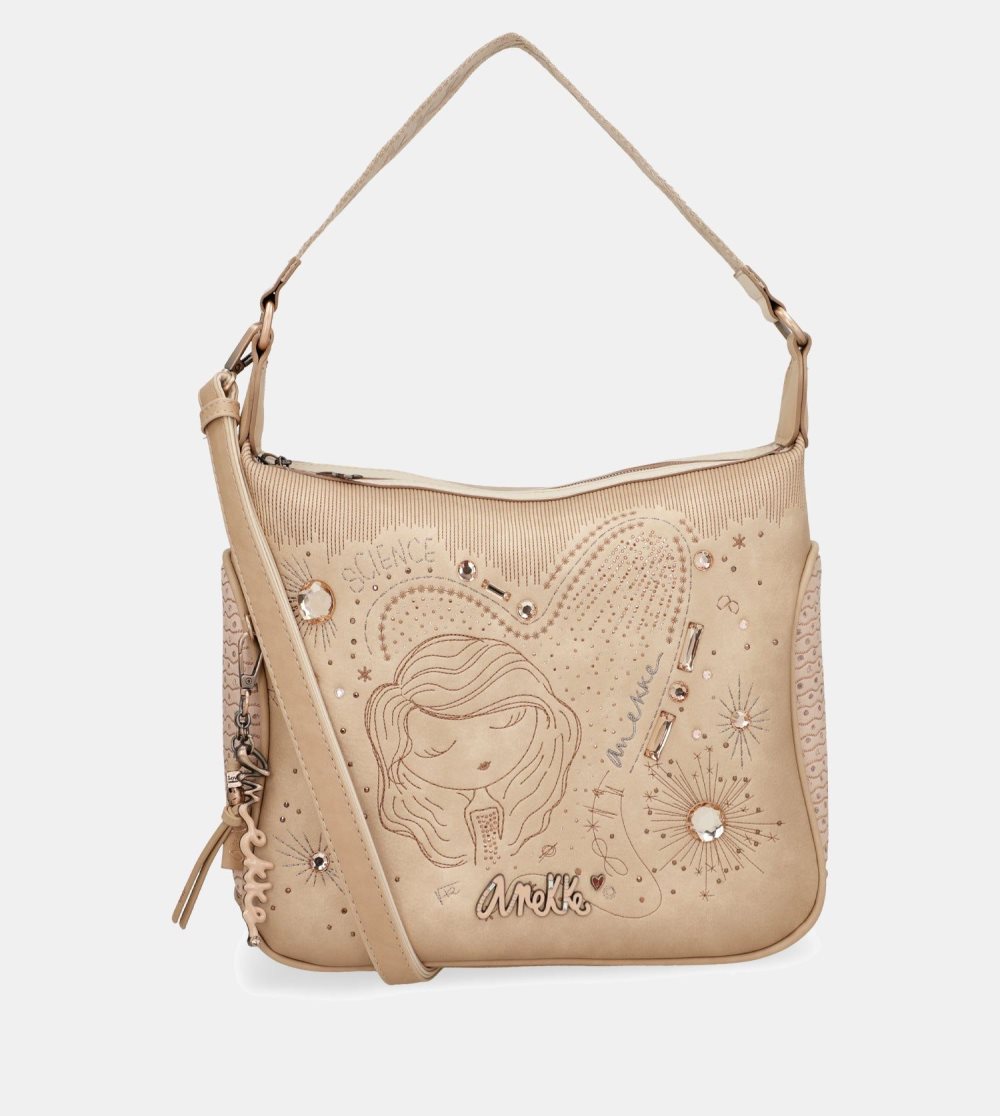 Női Anekke Studio Nude Shoulder Bag Válltáskák | YNKQPE-985