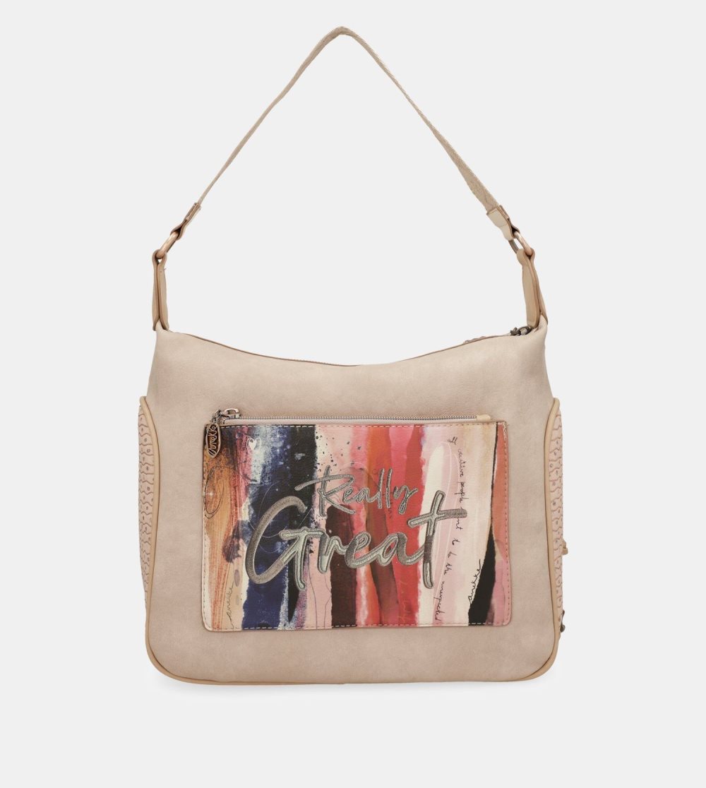 Női Anekke Studio Nude Shoulder Bag Válltáskák | YNKQPE-985