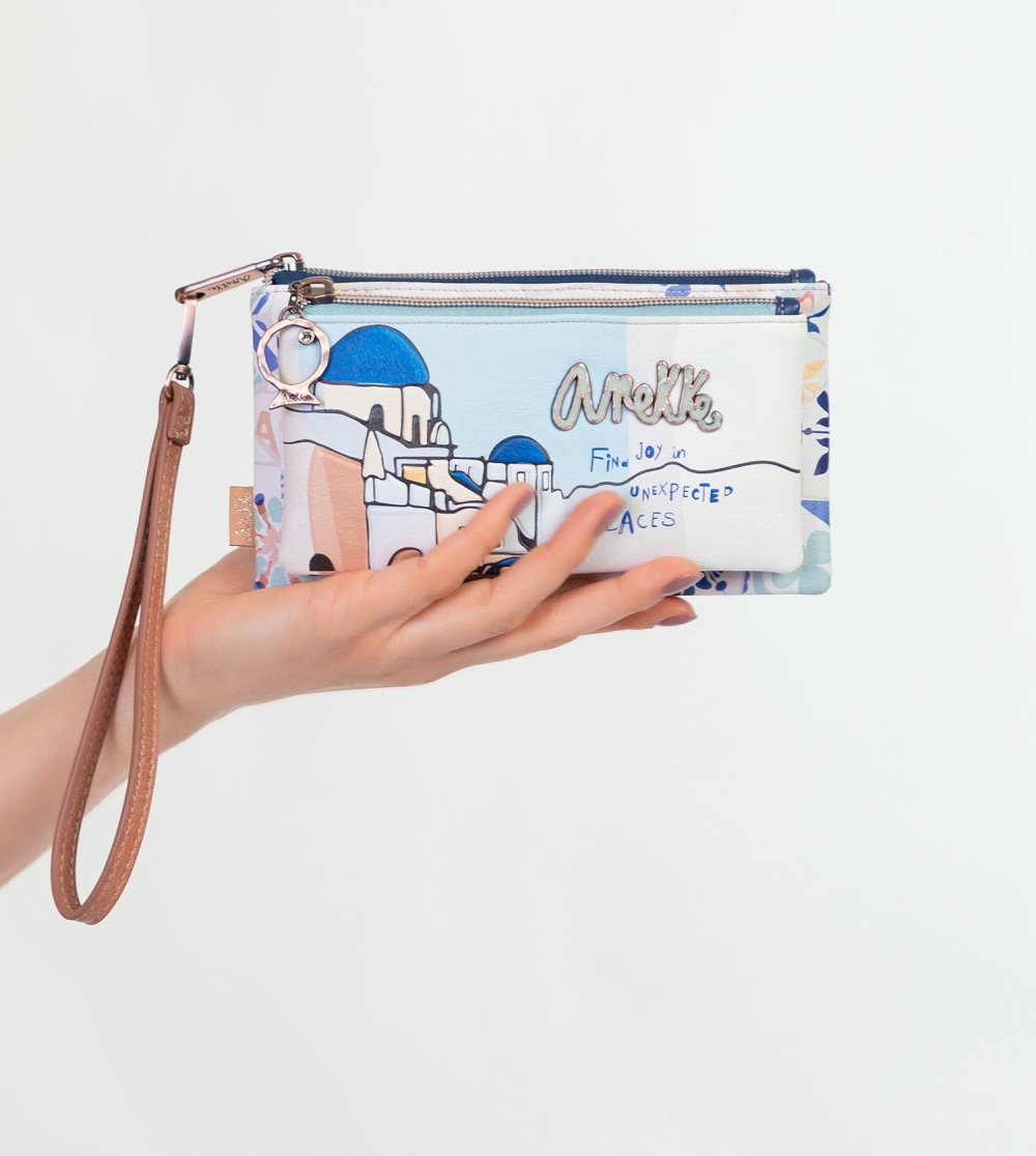 Női Anekke Sunrise Wallet Purse With Hand Strap Pénztárca | LWRAHY-159