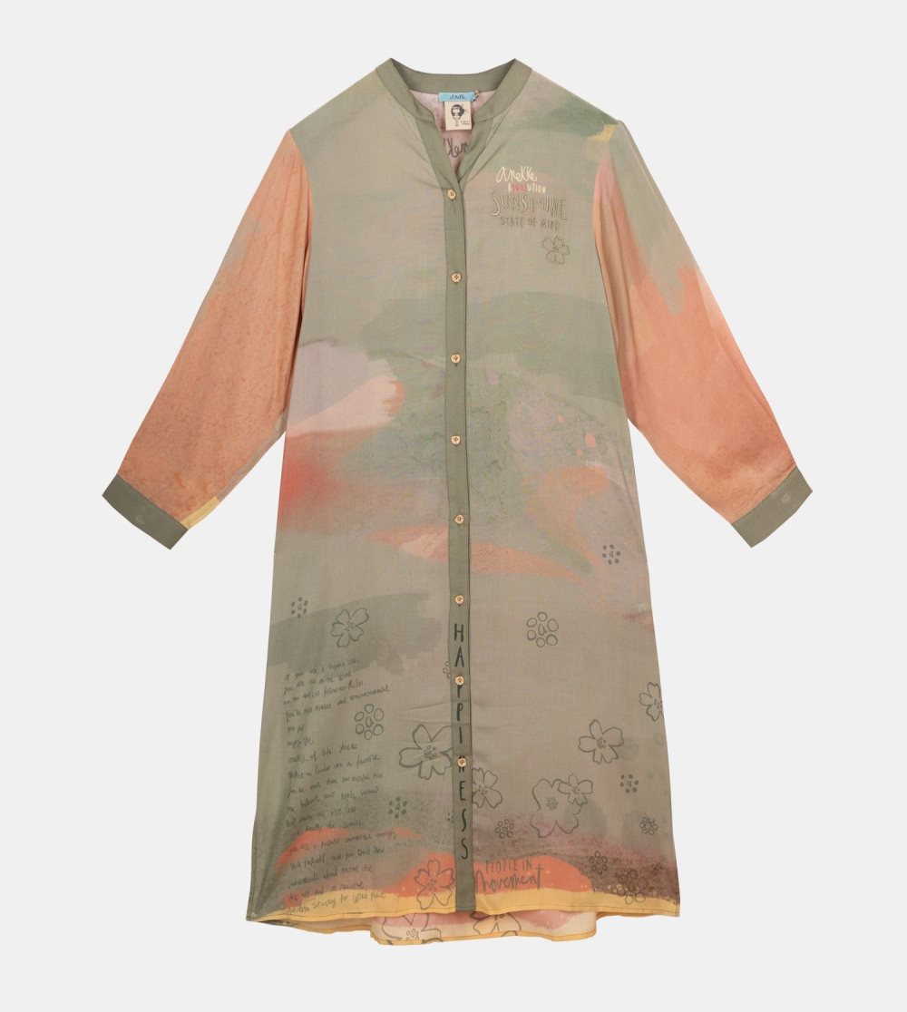 Női Anekke Sunshine Shirt Dress Ruha | ZLQEGM-837
