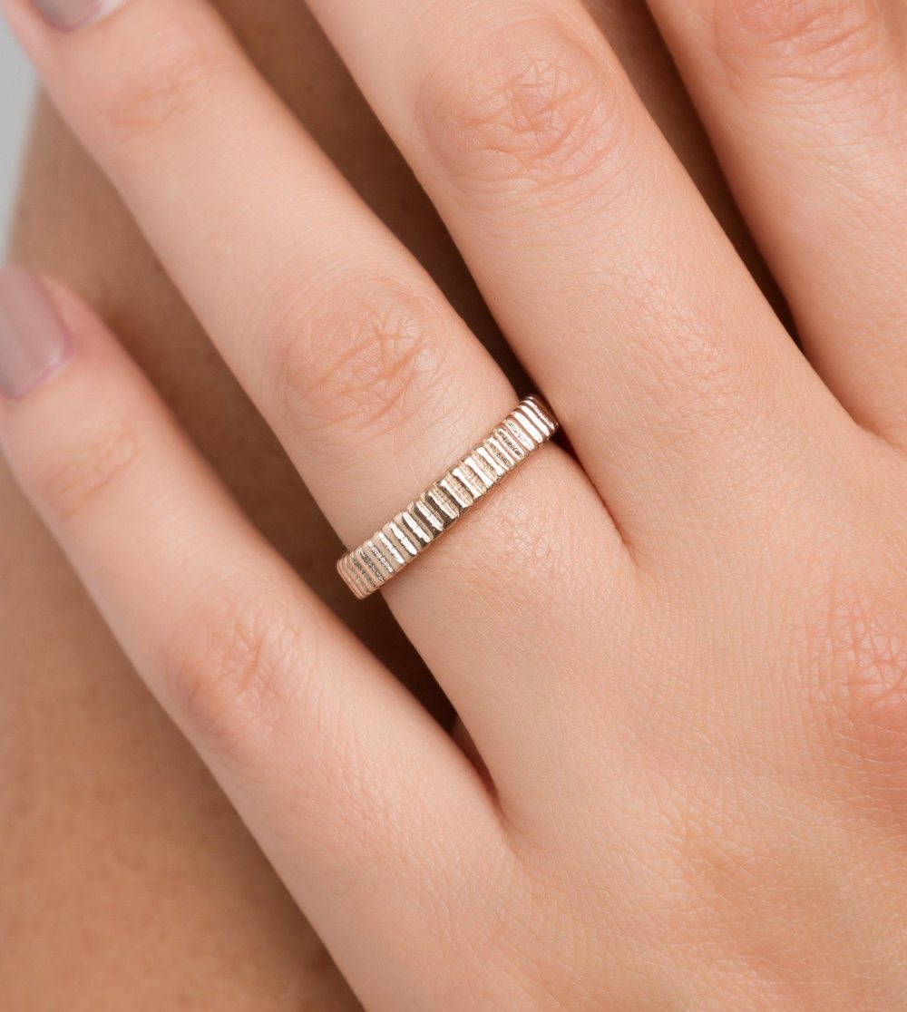Női Anekke Textured Gold Ring Ékszerek | VFMKIY-892